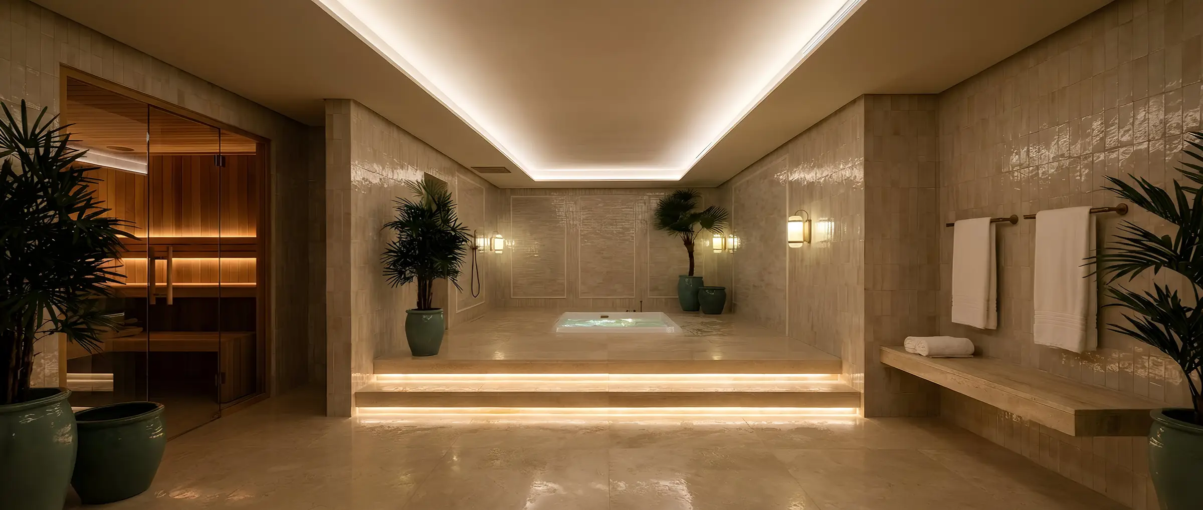 Interior de spa privado, La Zagaleta