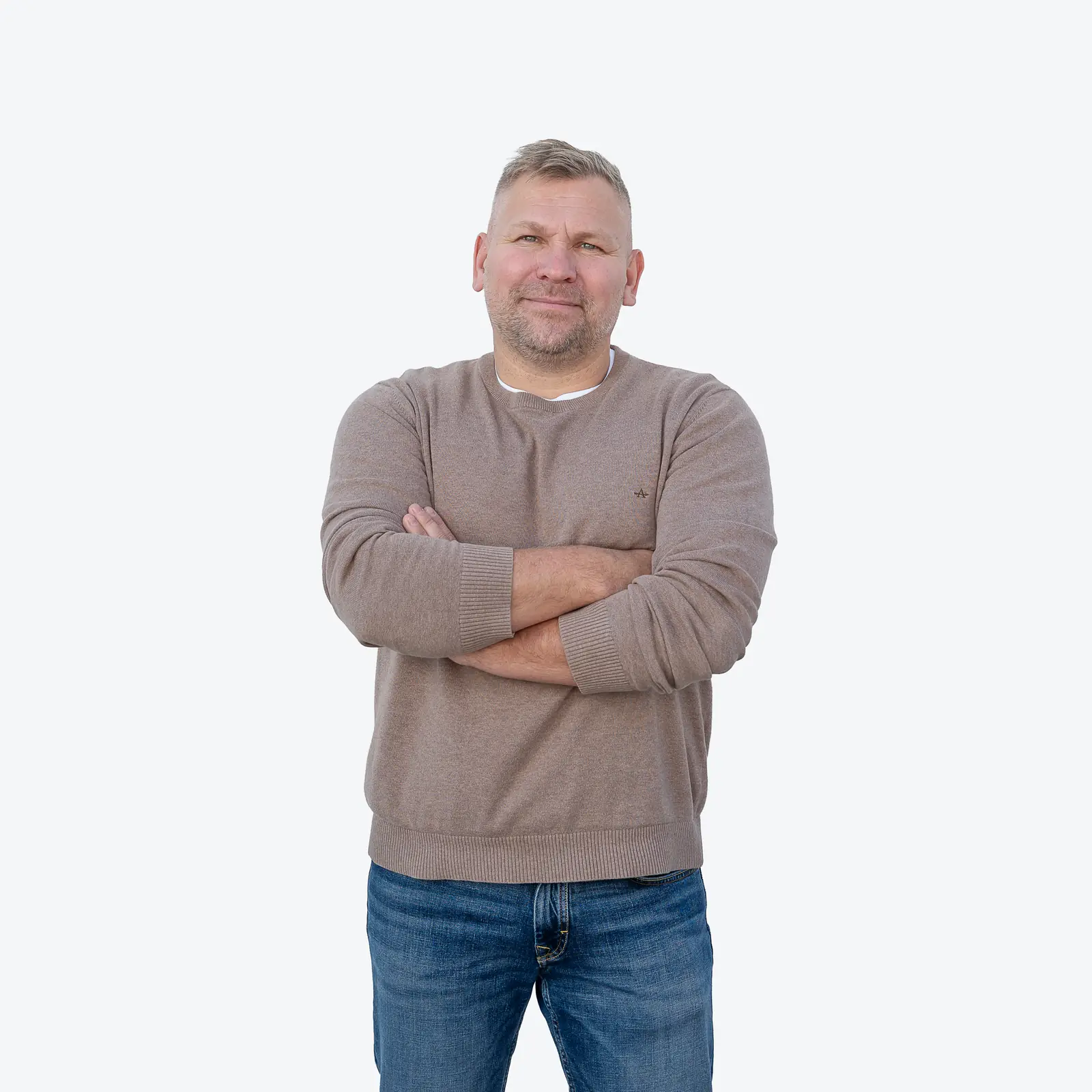 Portrait of Nikolai Peterimov, founder, general and technical director at Realta Constructions
