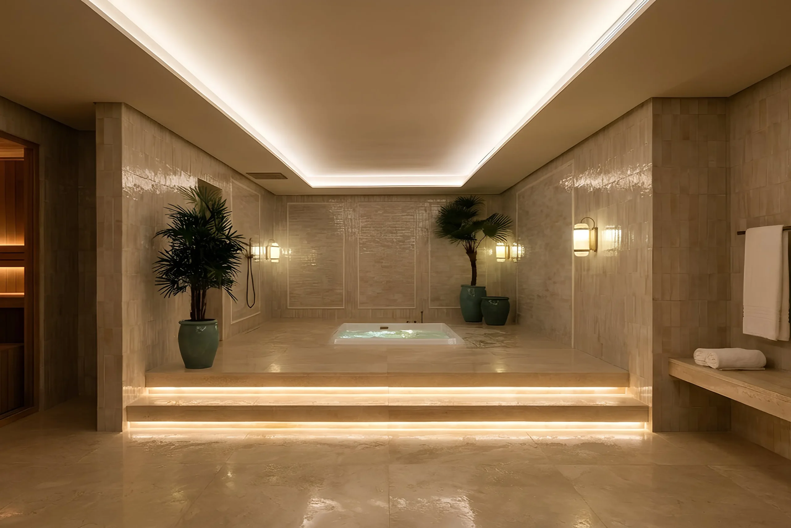 la reforma completa del sótano de una vivienda de alto nivel en Marbella,